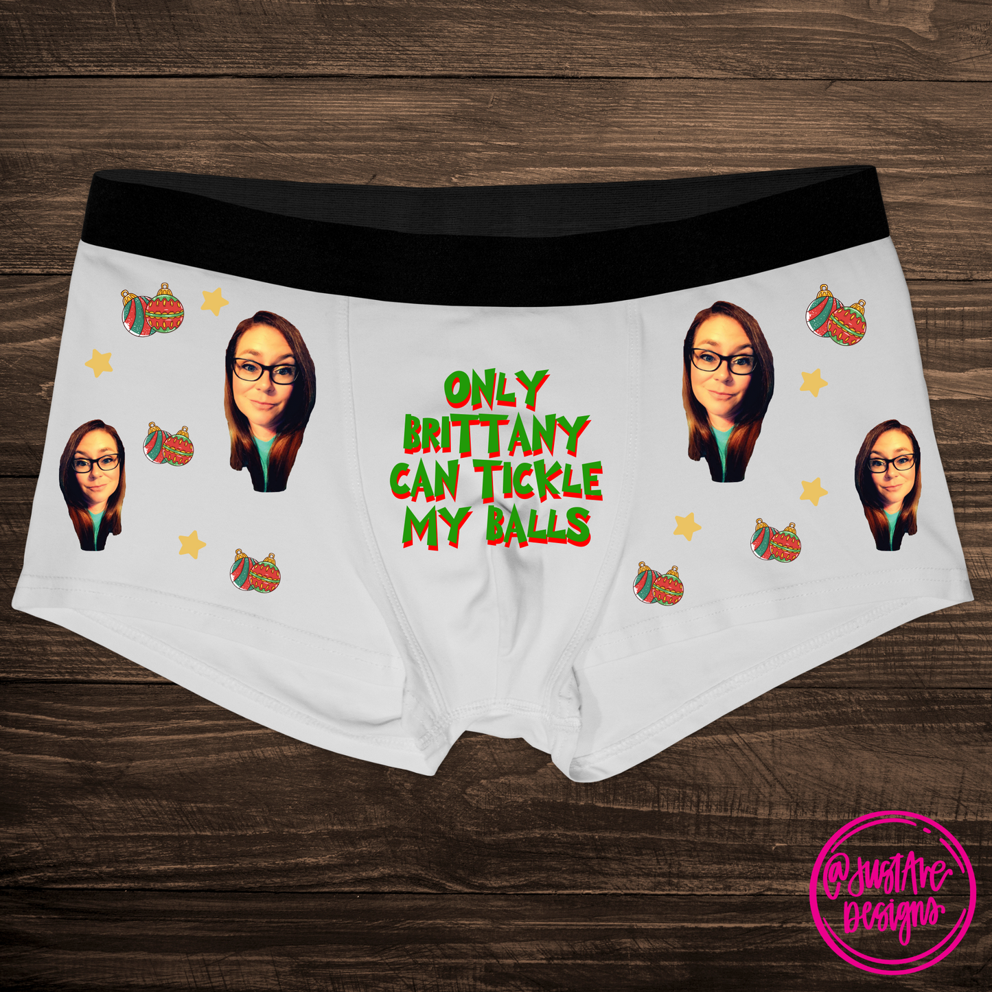 Custom Christmas Men's Boxer Briefs