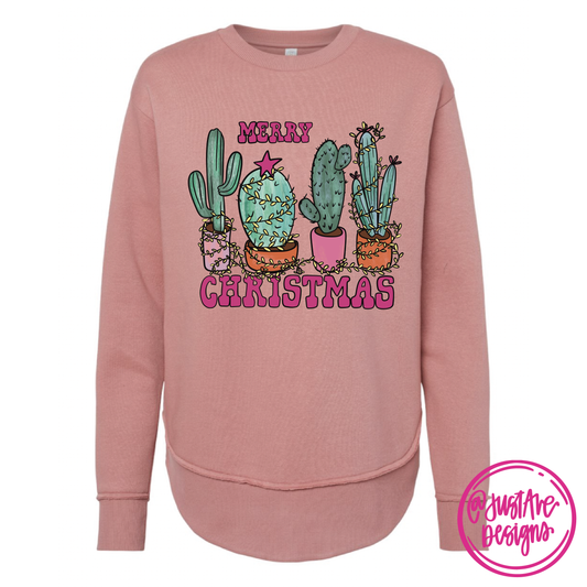 Western Christmas Cactus Sweatshirt