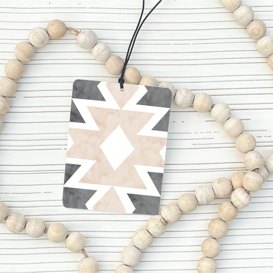 Watercolor Western/Aztec Pattern Car Air Freshener