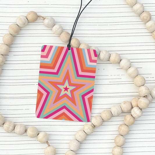 Preppy Aesthetic Star Pattern Car Air Freshener